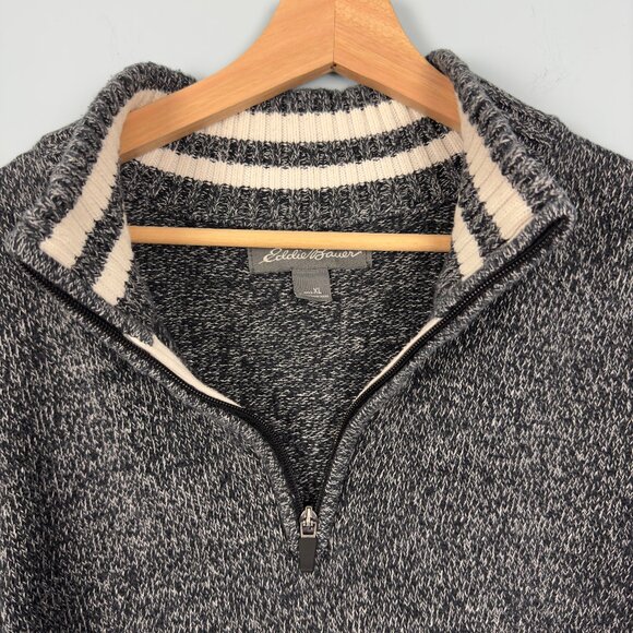 Eddie Bauer Men's Quarter-Zip Sweater, Size XL - Picture 3 of 5